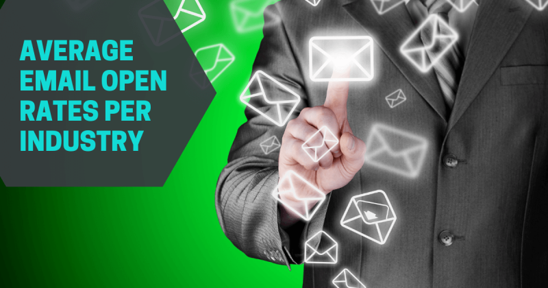 Average Email Open Rates per Industry