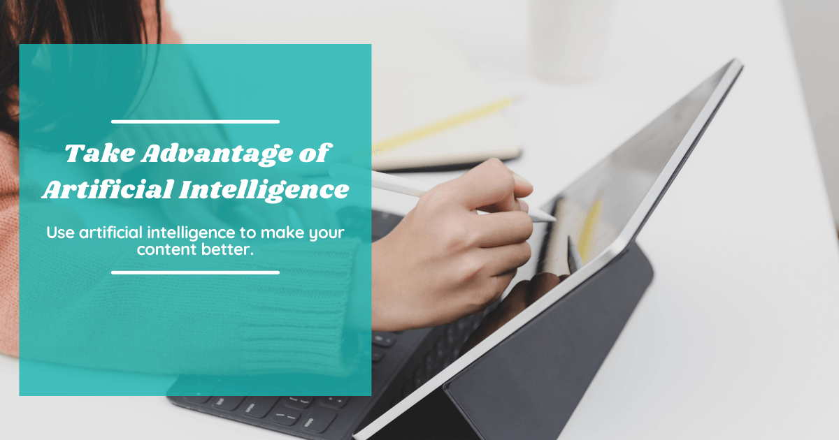 Artificial Intelligence to Write Content