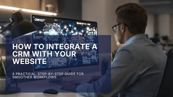 Hero image showing how to integrate CRM with website for smoother workflows