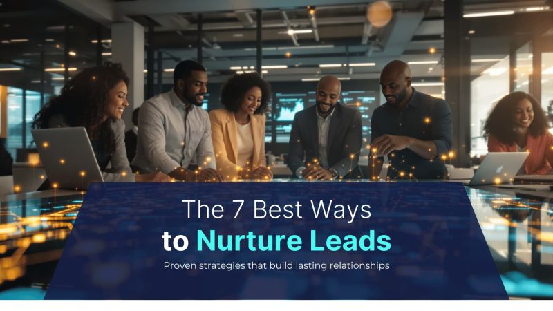 Marketer using CRM to nurture leads and build relationships