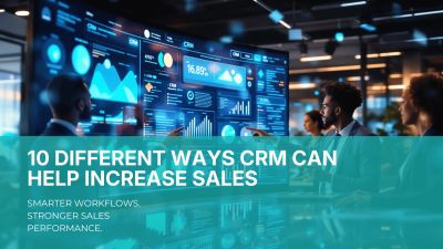 Hero image showing how CRM helps increase sales