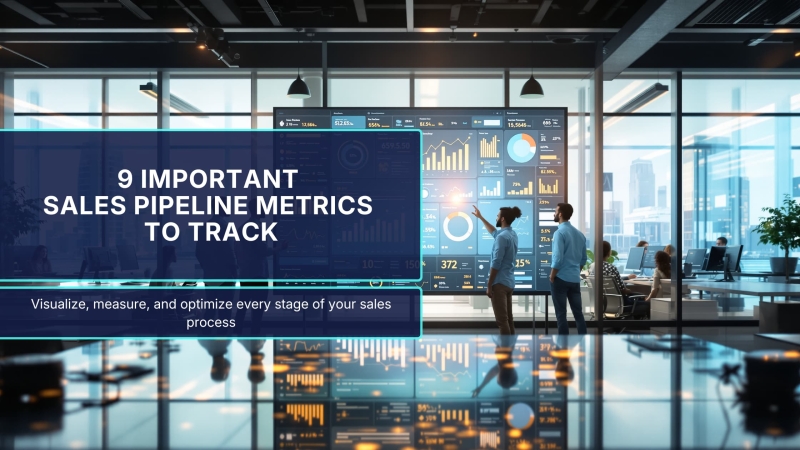 Hero image showing modern sales dashboard with key sales pipeline metrics