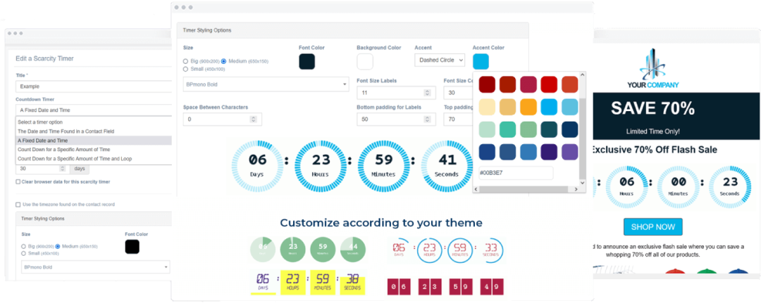 Scarcity Countdown Timers
