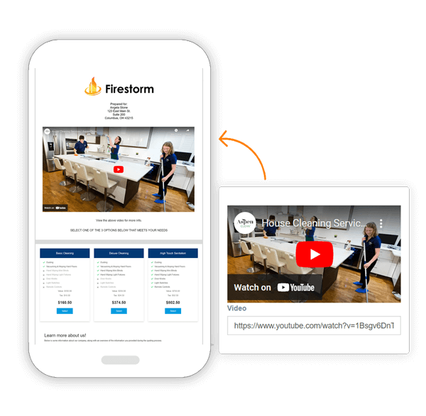 Personalize Your Quotes with Videos